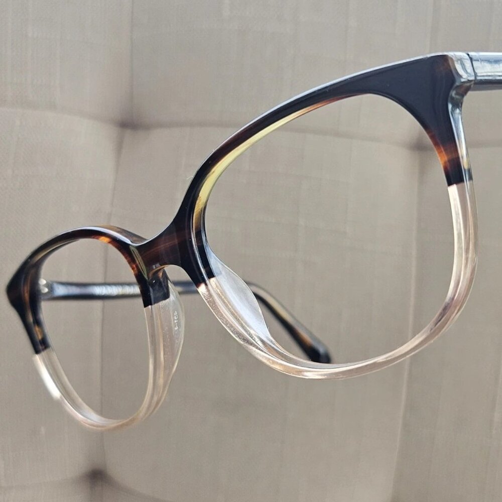 Warby Parker Women Eyeglasses Laurel Brown/Clear Glasses 52[]17 140 Eye Wear
